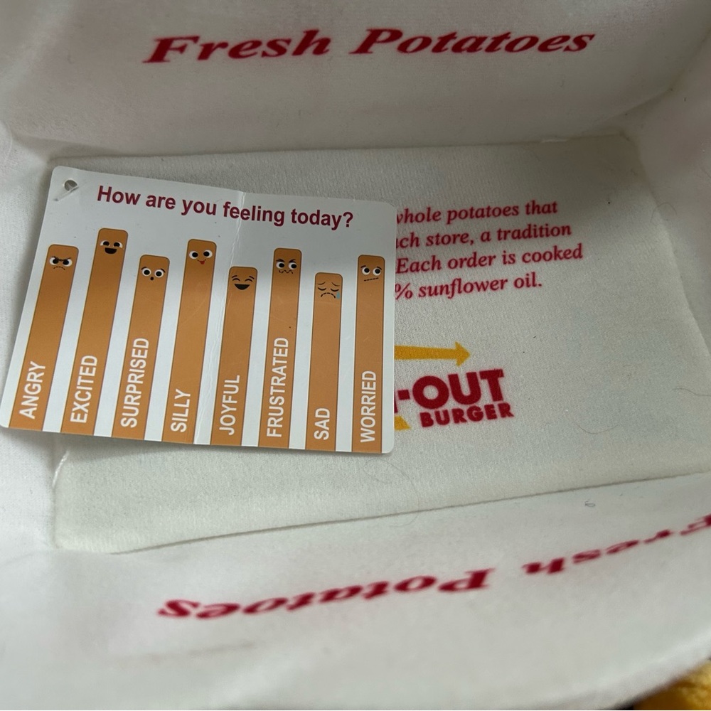 In-N-Out Burger Fries Boat Plush - Picture 4 of 11